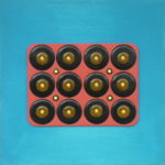 Codice segreto 30 x 30 tecnica mista